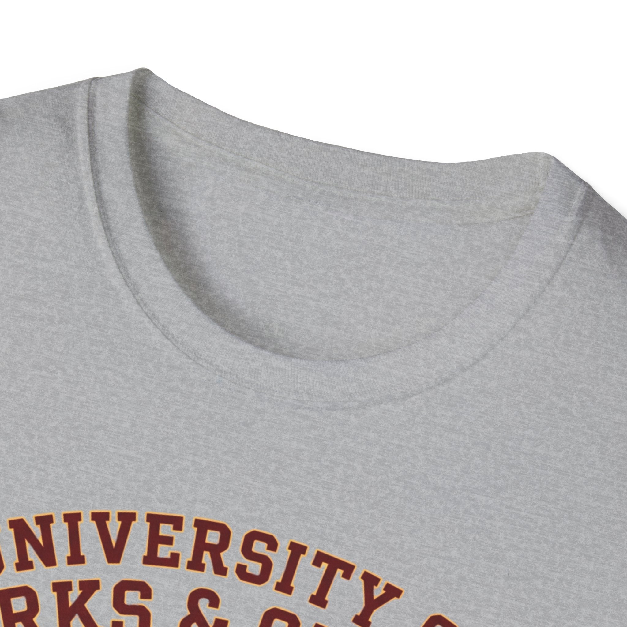 University of Barks & Spirits T-Shirt – "In Dogs We Trust" Crest Tee