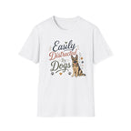 Easily Distracted by Dogs T-Shirt — German Shepherd Dog Lover Tee