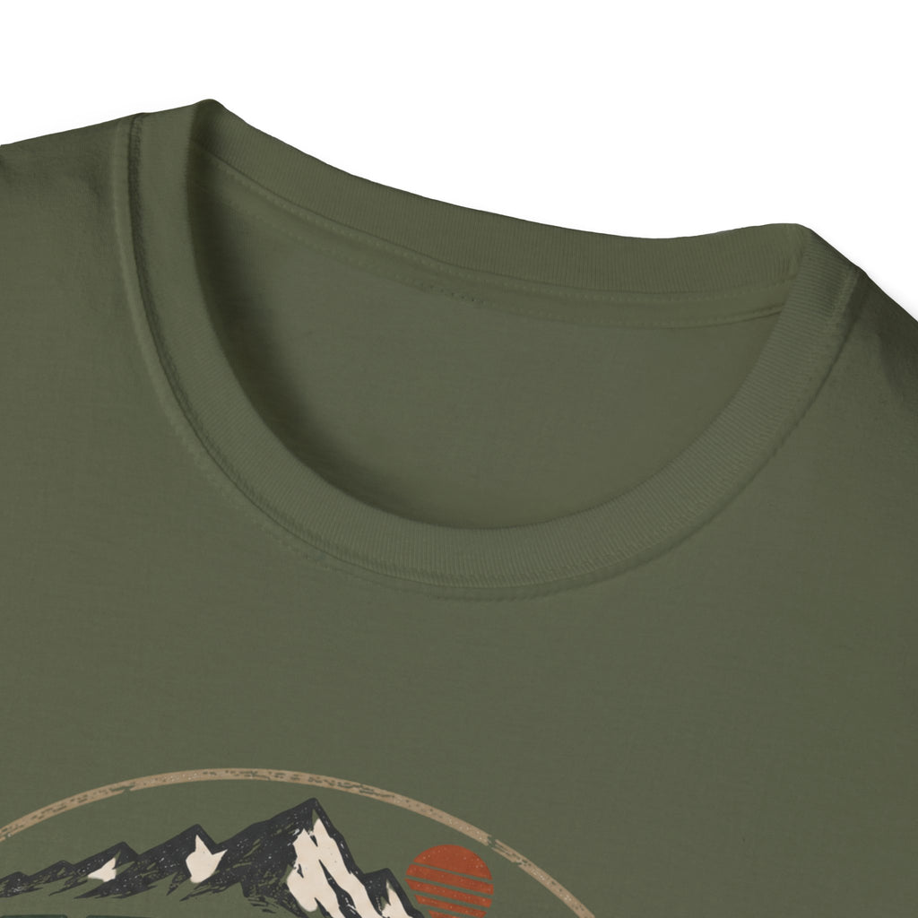Hiking Partner Has Four Legs T-Shirt — Husky Dog Lover Outdoor Tee
