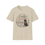 Easily Distracted By Dogs T-Shirt — Cute Black Lab Floral Dog Lover Tee