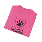 Red Heart Outline T-Shirt