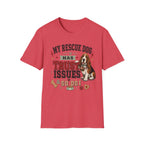 My Rescue Dog Has Trust Issues T-Shirt —Basset Rescue Dog Owner Tee