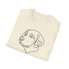 Labrador Line Art T-Shirt — "Loyal Companion"