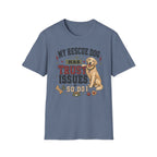 My Rescue Dog Has Trust Issues T-Shirt —Golden Retriever Rescue Dog Owner Tee