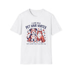 Pet Hair Vortex T-Shirt — Funny Dog & Cat Shedding Graphic Tee