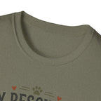 Rescue Dog T-Shirt — "My Rescue Dog Came With Emotional Baggage" Cute Adopted Pup Tee