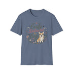 Easily Distracted By Dogs T-Shirt — Cute Corgi Floral Dog Lover Tee