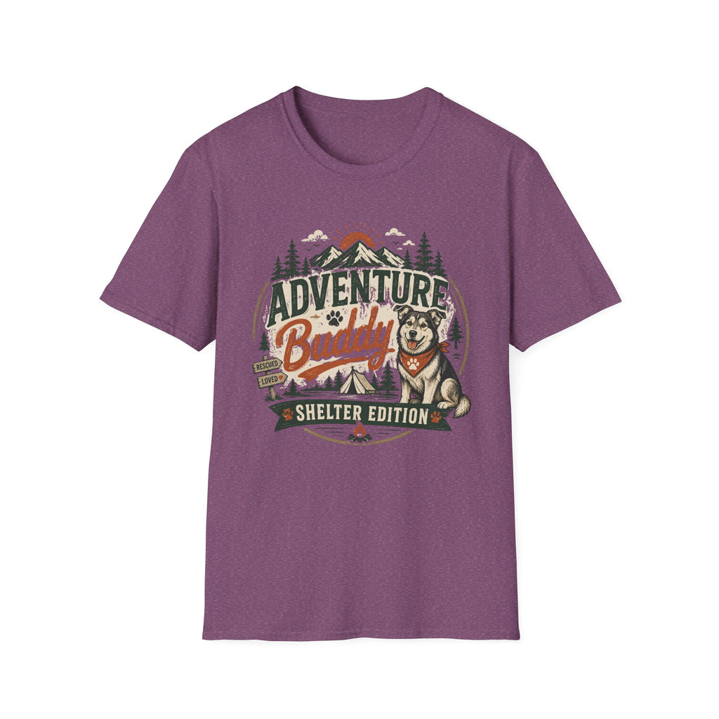 Adventure Buddy T-Shirt — Shelter Edition Dog Hiking Tee
