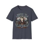 Wild & Loyal Husky T-Shirt — Vintage Mountain Dog Tee