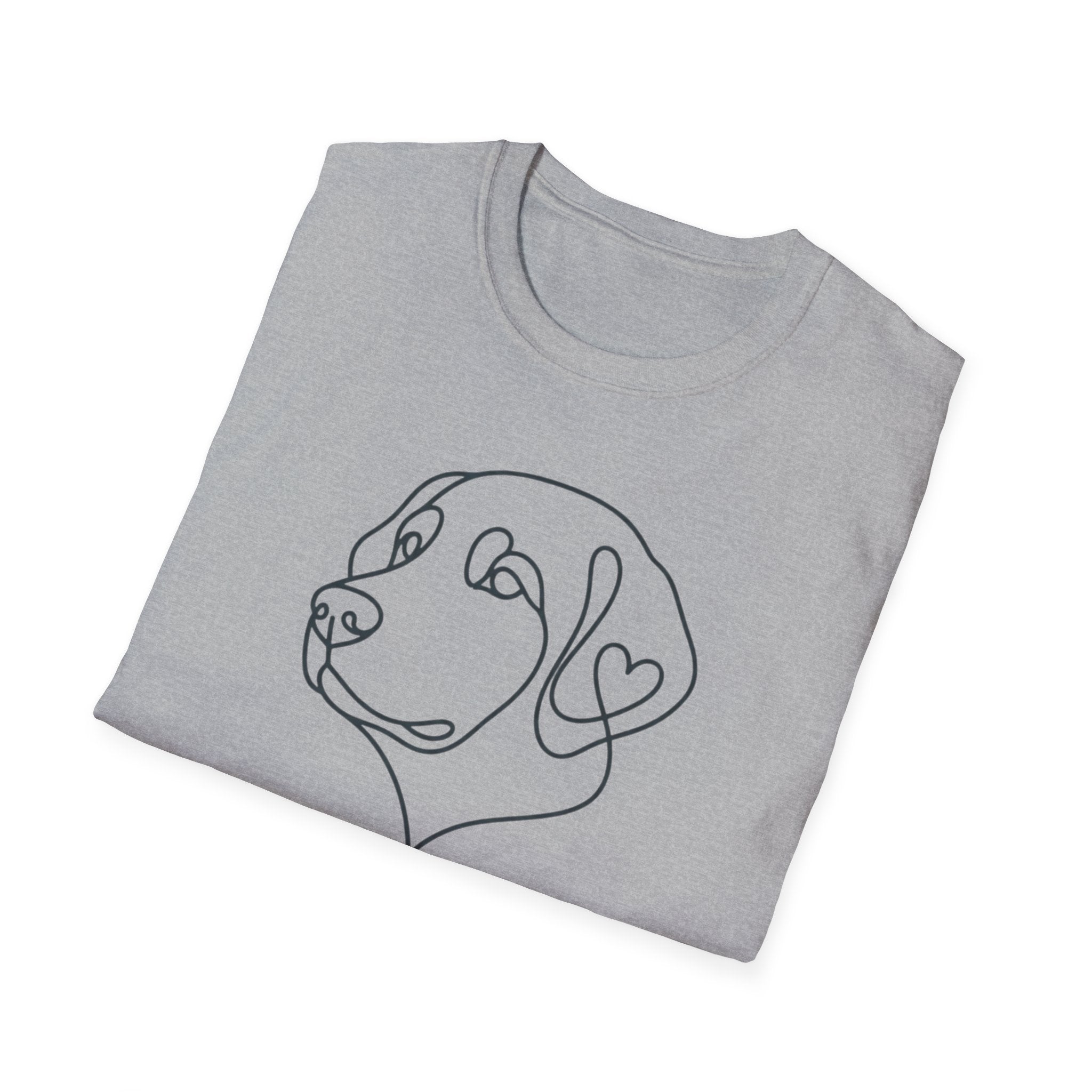 Labrador Line Art T-Shirt — "Loyal Companion"