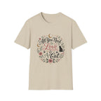 All You Need Is Love & A Cat T-Shirt — Floral Cat Lover Tee