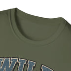 Wild & Loyal Husky T-Shirt — Vintage Mountain Dog Tee
