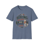 Hiking Partner Has Four Legs T-Shirt — Husky Dog Lover Outdoor Tee