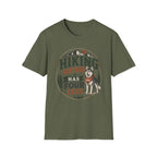 Hiking Partner Has Four Legs T-Shirt — Husky Dog Lover Outdoor Tee
