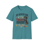 My Rescue Dog Has Trust Issues T-Shirt —Dachshund Rescue Dog Owner Tee