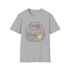 Easily Distracted By Dogs T-Shirt — Cute Corgi Floral Dog Lover Tee