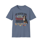 My Rescue Dog Has Trust Issues T-Shirt —Bernese Mountain Rescue Dog Owner Tee