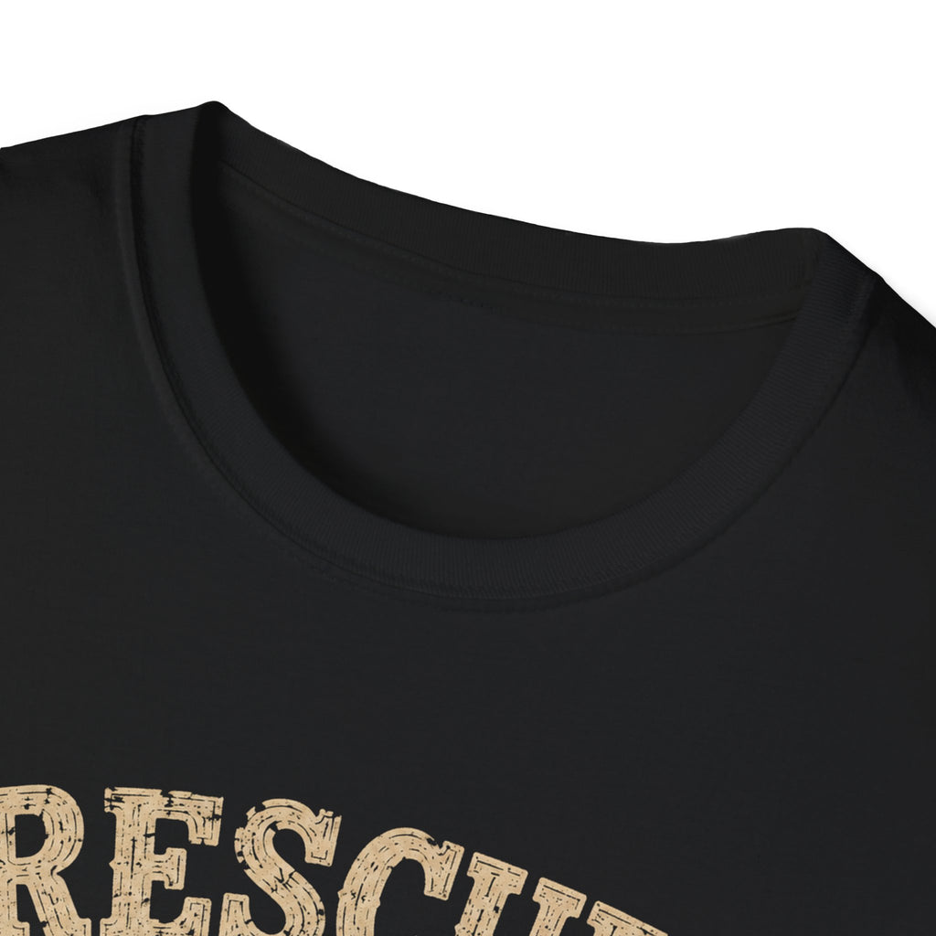 Rescue Dog Mom T-Shirt — "Professional Treat Dealer" Cute Rescue Puppy Tee