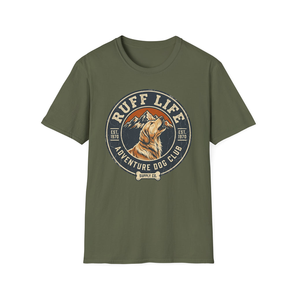 Ruff Life Adventure Dog Club T-Shirt