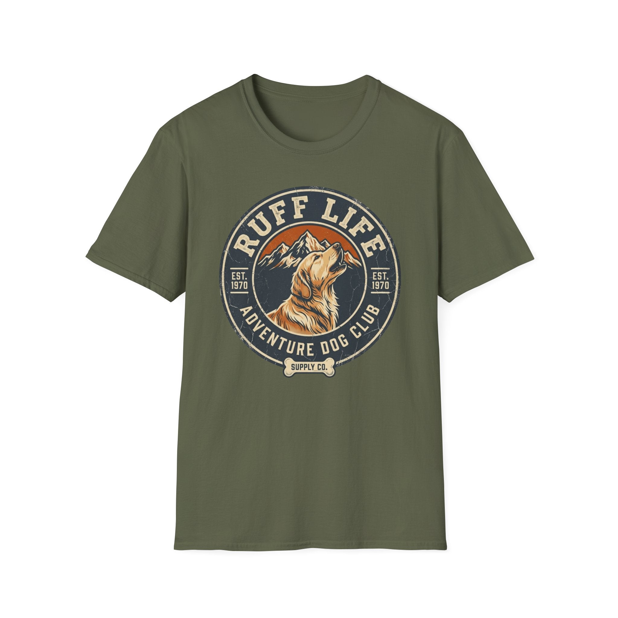 Ruff Life Adventure Dog Club T-Shirt