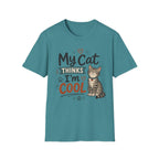 My Cat Thinks I’m Cool T-Shirt – Cute Cat Lover Graphic Tee