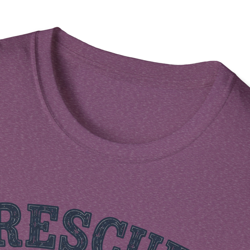 Rescue Dog Mom T-Shirt — "Professional Treat Dealer" Cute Rescue Puppy Tee