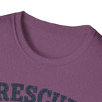 Rescue Dog Mom T-Shirt — "Professional Treat Dealer" Cute Rescue Puppy Tee