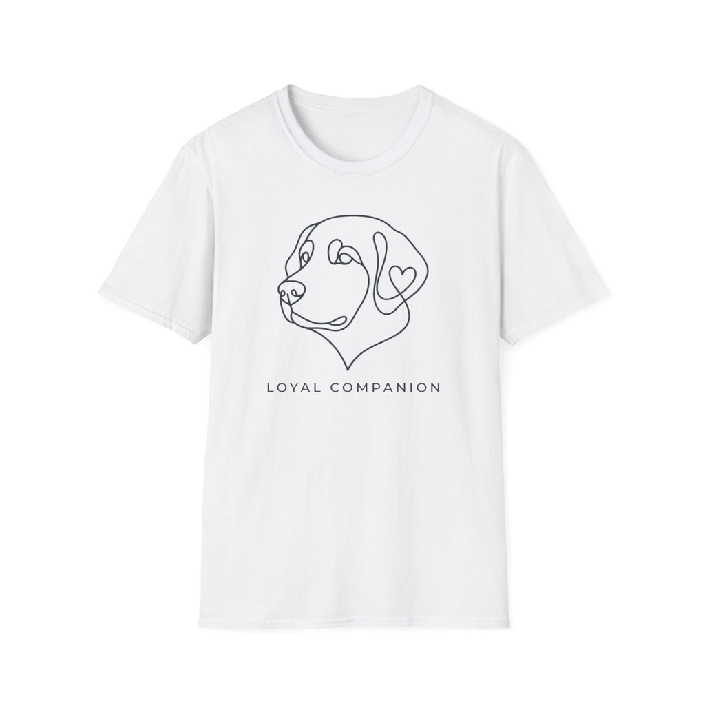 Labrador Line Art T-Shirt — "Loyal Companion"