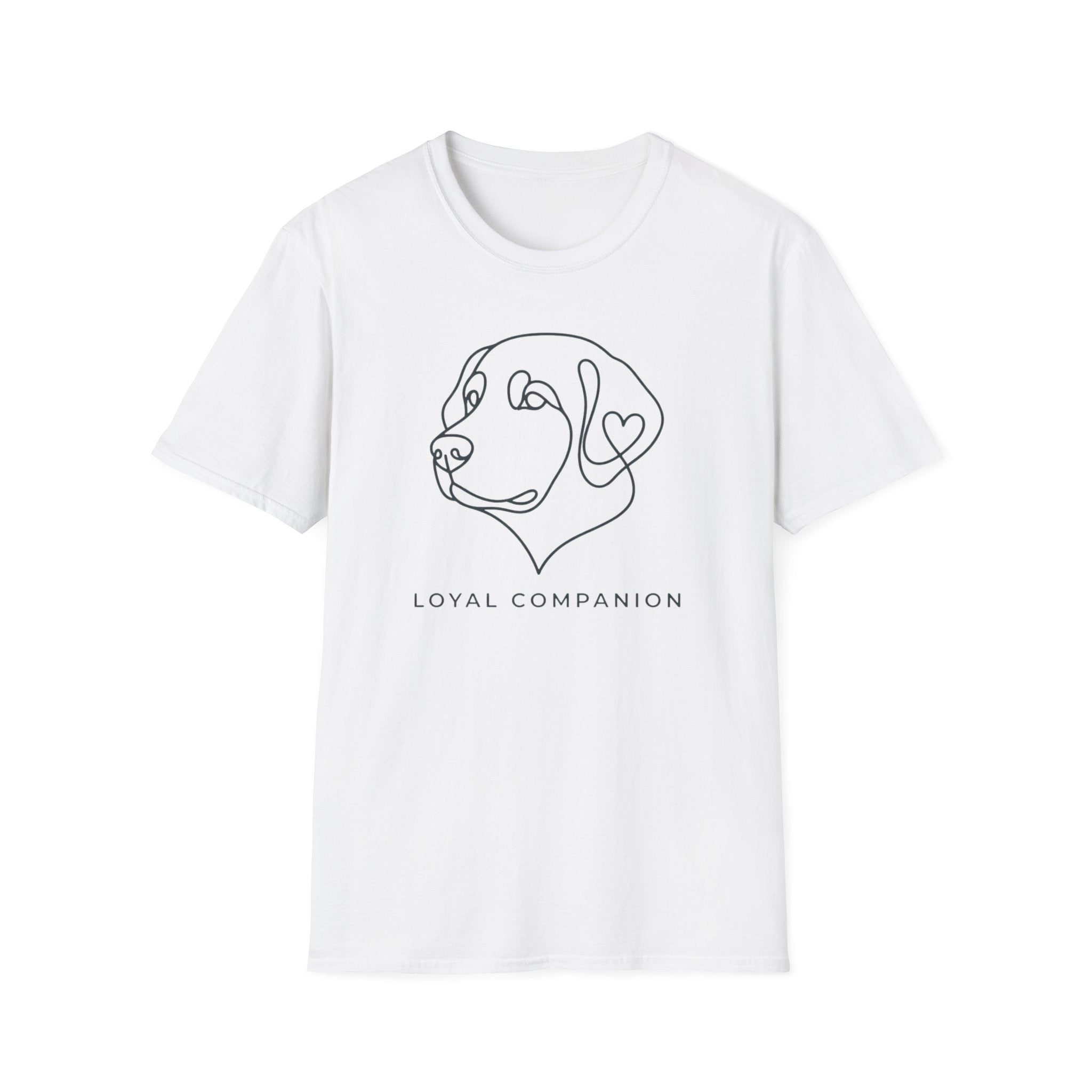 Labrador Line Art T-Shirt — "Loyal Companion"