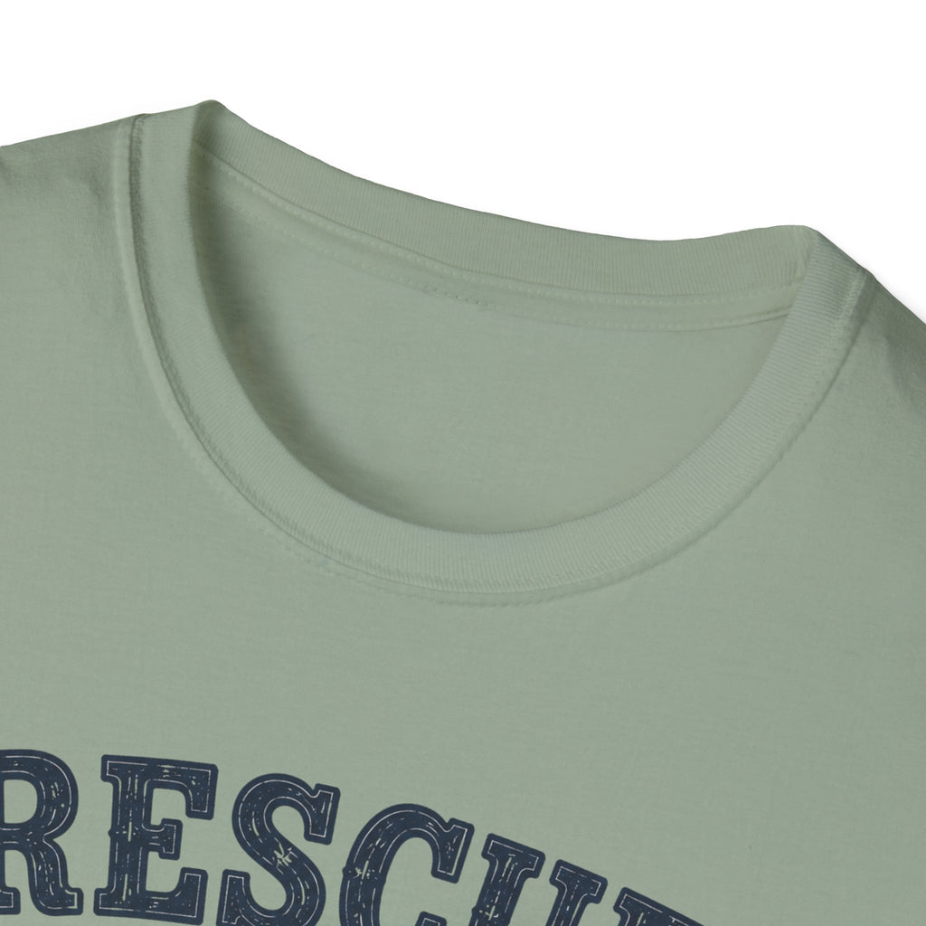 Rescue Dog Mom T-Shirt — "Professional Treat Dealer" Cute Rescue Puppy Tee