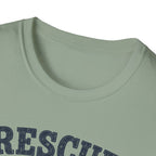 Rescue Dog Mom T-Shirt — "Professional Treat Dealer" Cute Rescue Puppy Tee