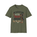 My Rescue Dog Has Trust Issues T-Shirt —Dachshund Rescue Dog Owner Tee