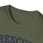 Rescue Dog Mom T-Shirt — "Professional Treat Dealer" Cute Rescue Puppy Tee