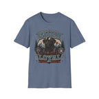 Wild & Loyal Dog T-Shirt — Vintage Lumberjack Black Labrador Design