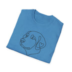 Labrador Line Art T-Shirt — "Loyal Companion"