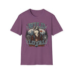 Wild & Loyal Husky T-Shirt — Vintage Mountain Dog Tee