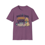 Rescue Dogs Judge Less Than People T-Shirt — Cute Cocker Spaniel Rescue Tee
