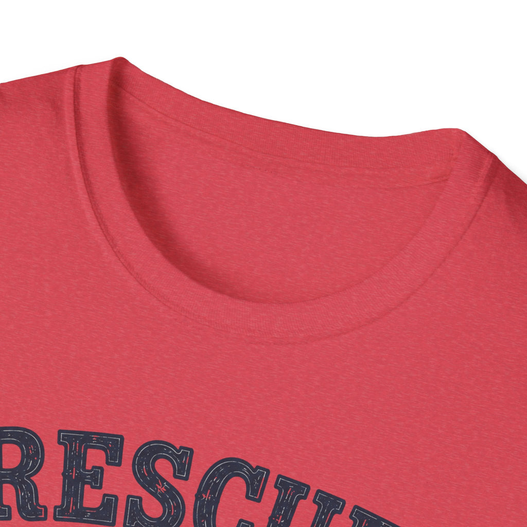 Rescue Dog Mom T-Shirt — "Professional Treat Dealer" Cute Rescue Puppy Tee