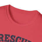 Rescue Dog Mom T-Shirt — "Professional Treat Dealer" Cute Rescue Puppy Tee