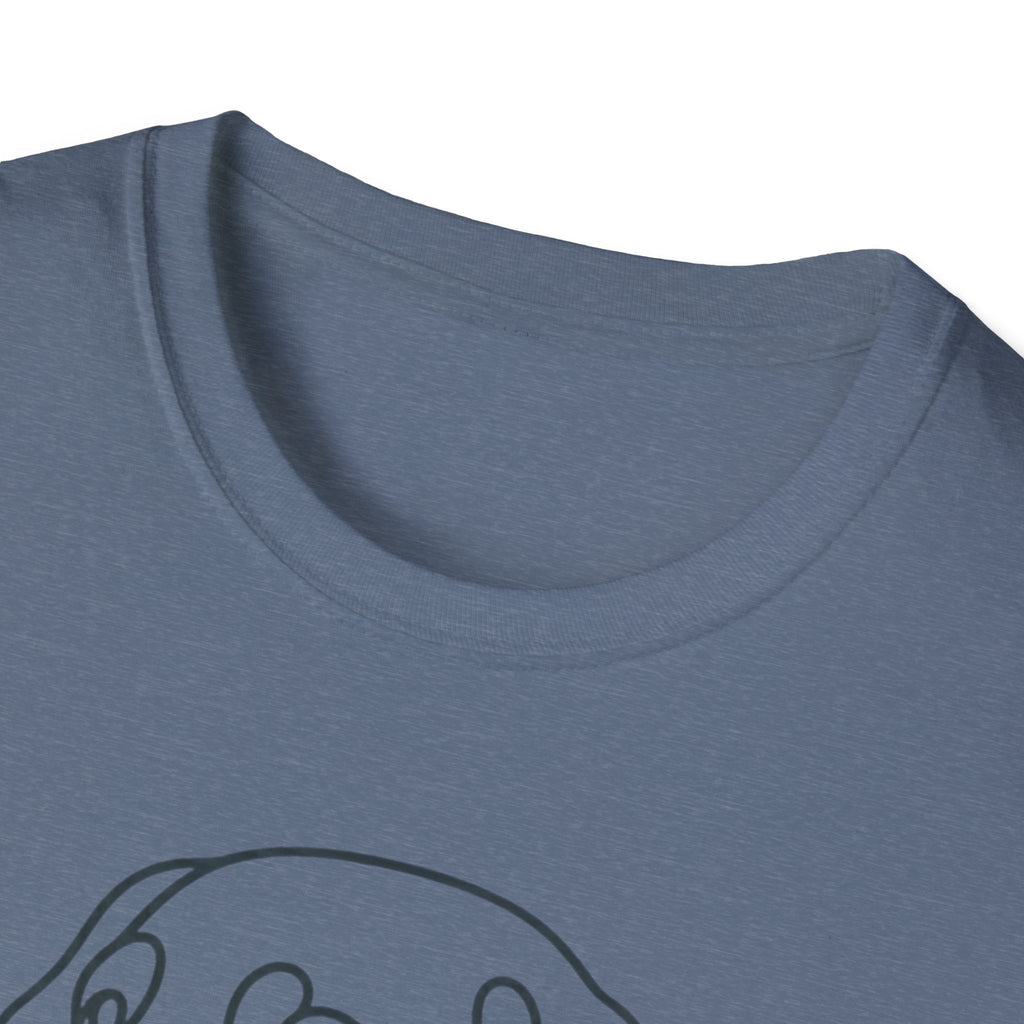 Labrador Line Art T-Shirt — "Loyal Companion"