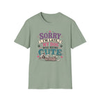 Sorry I'm Late My Dog Was Being Cute T-Shirt — Chinese Crested Dog Lover Tee