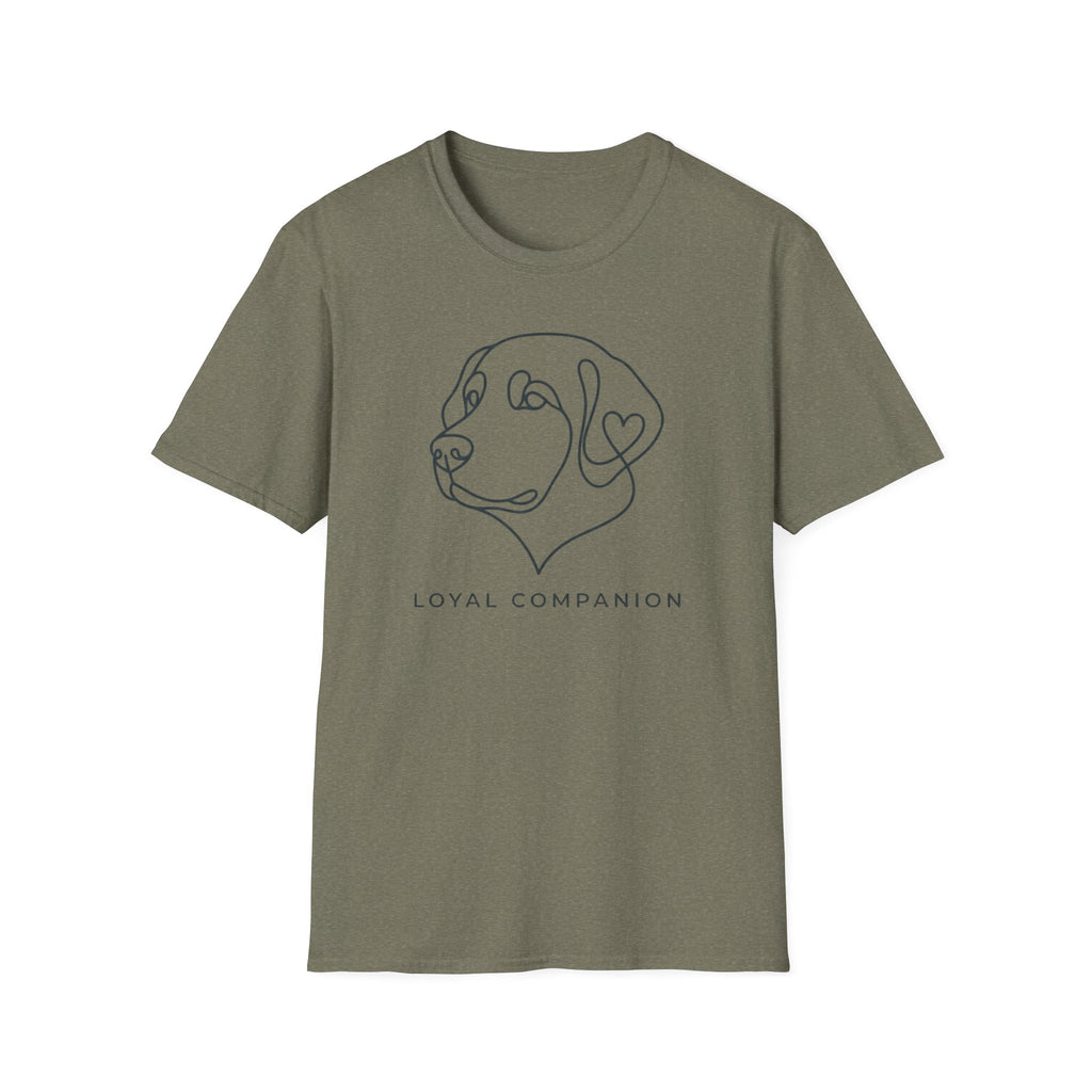 Labrador Line Art T-Shirt — "Loyal Companion"