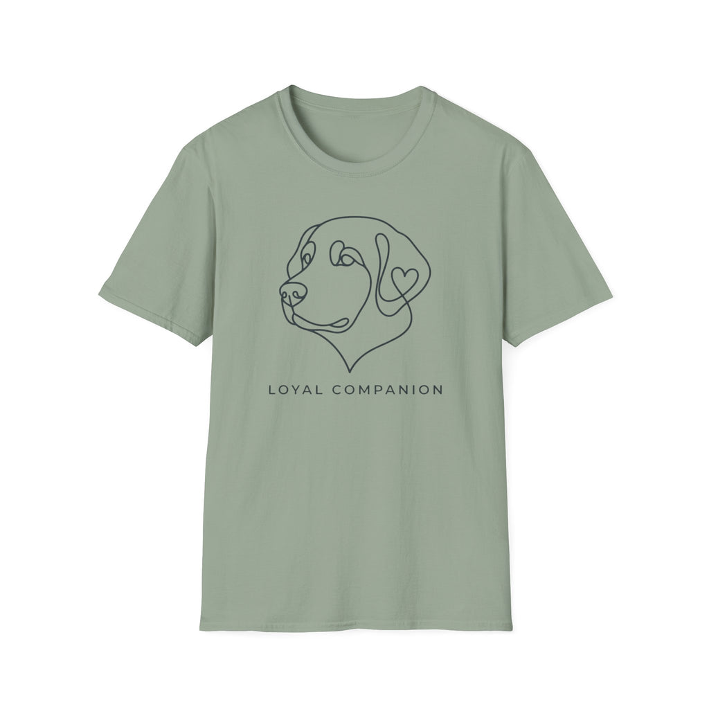 Labrador Line Art T-Shirt — "Loyal Companion"