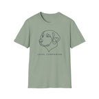 Labrador Line Art T-Shirt — "Loyal Companion"