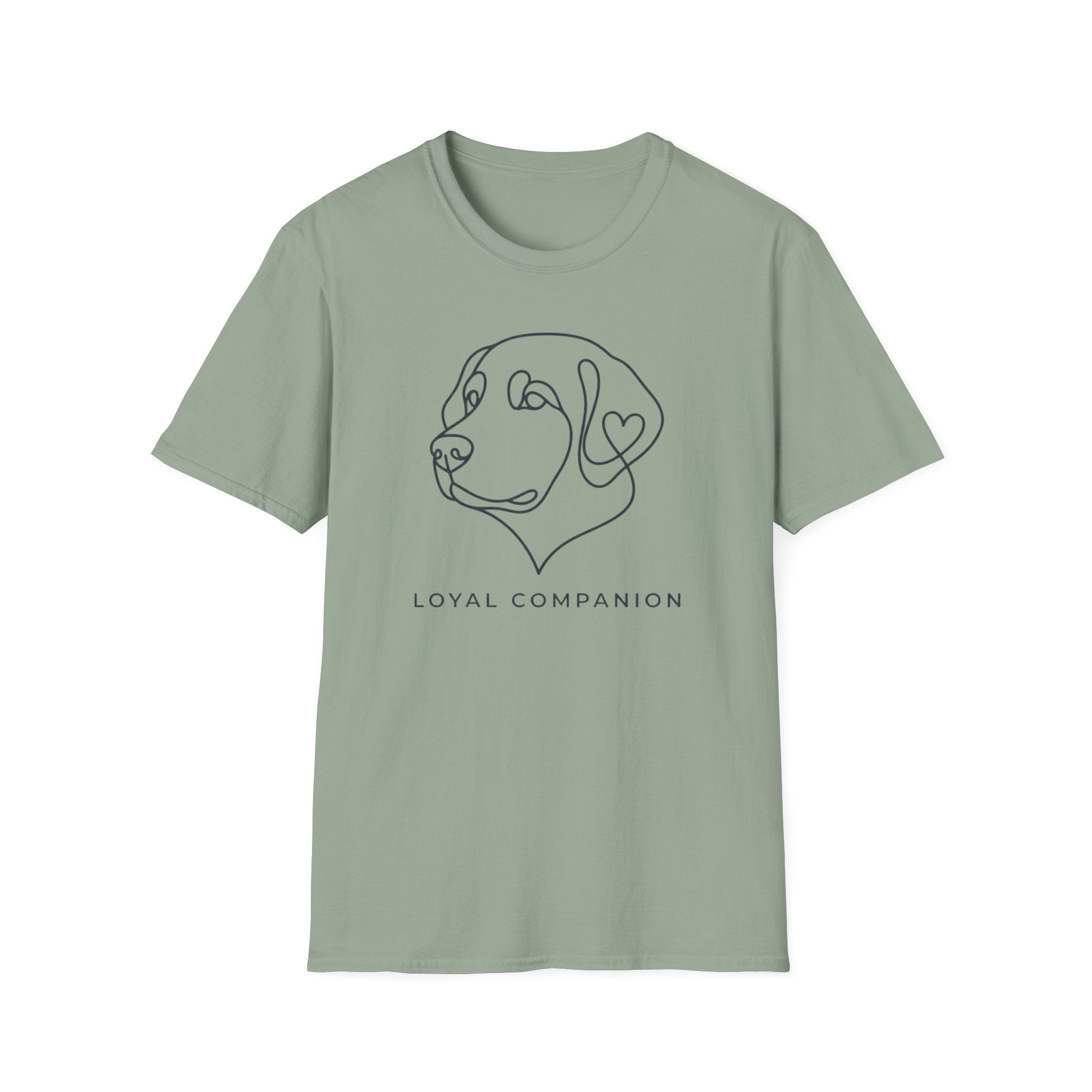 Labrador Line Art T-Shirt — "Loyal Companion"