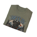 Wild & Loyal Dog T-Shirt — Vintage Lumberjack Black Labrador Design