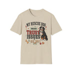 My Rescue Dog Has Trust Issues T-Shirt —Bernese Mountain Rescue Dog Owner Tee