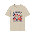 Pet Hair Vortex T-Shirt — Funny Dog & Cat Shedding Graphic Tee