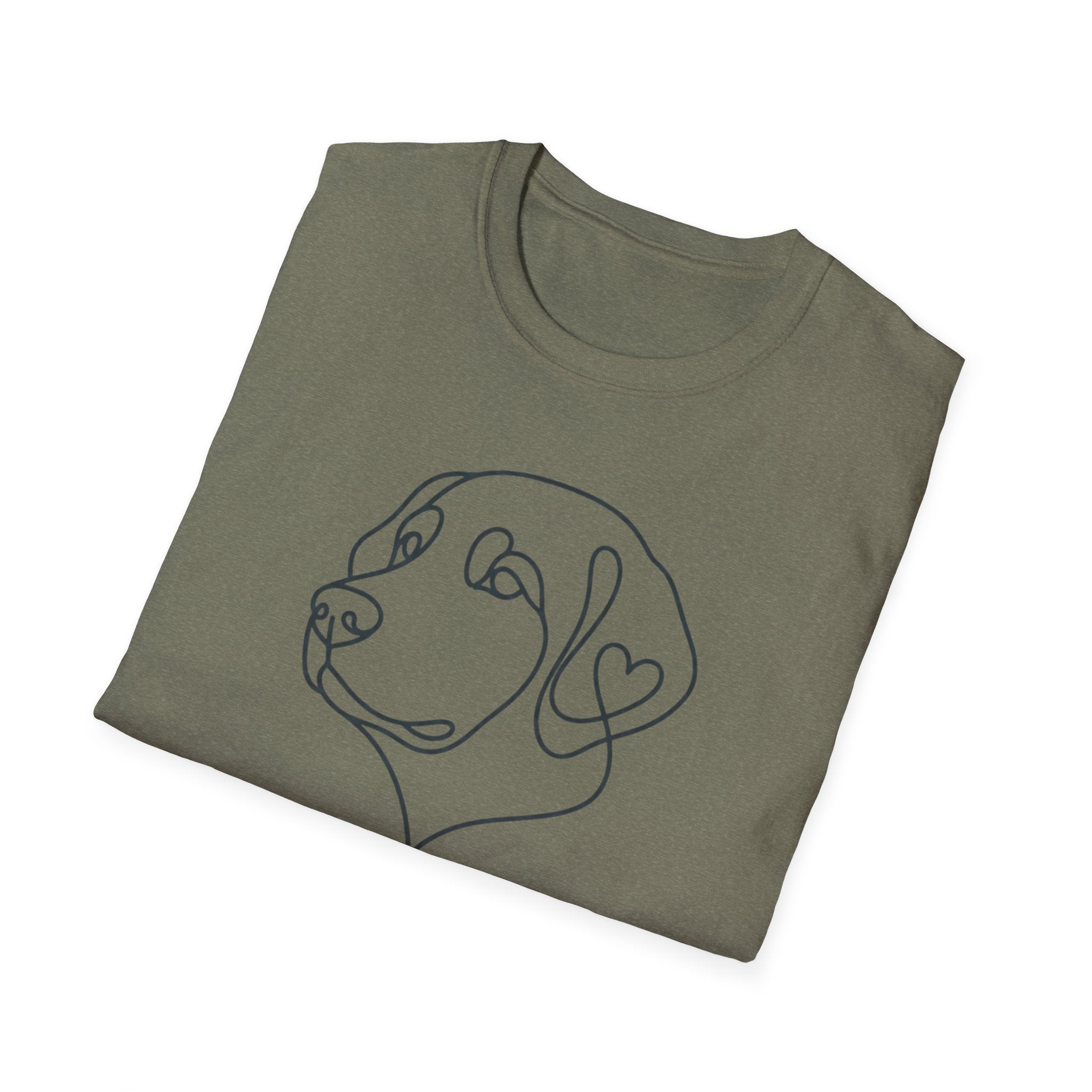Labrador Line Art T-Shirt — "Loyal Companion"