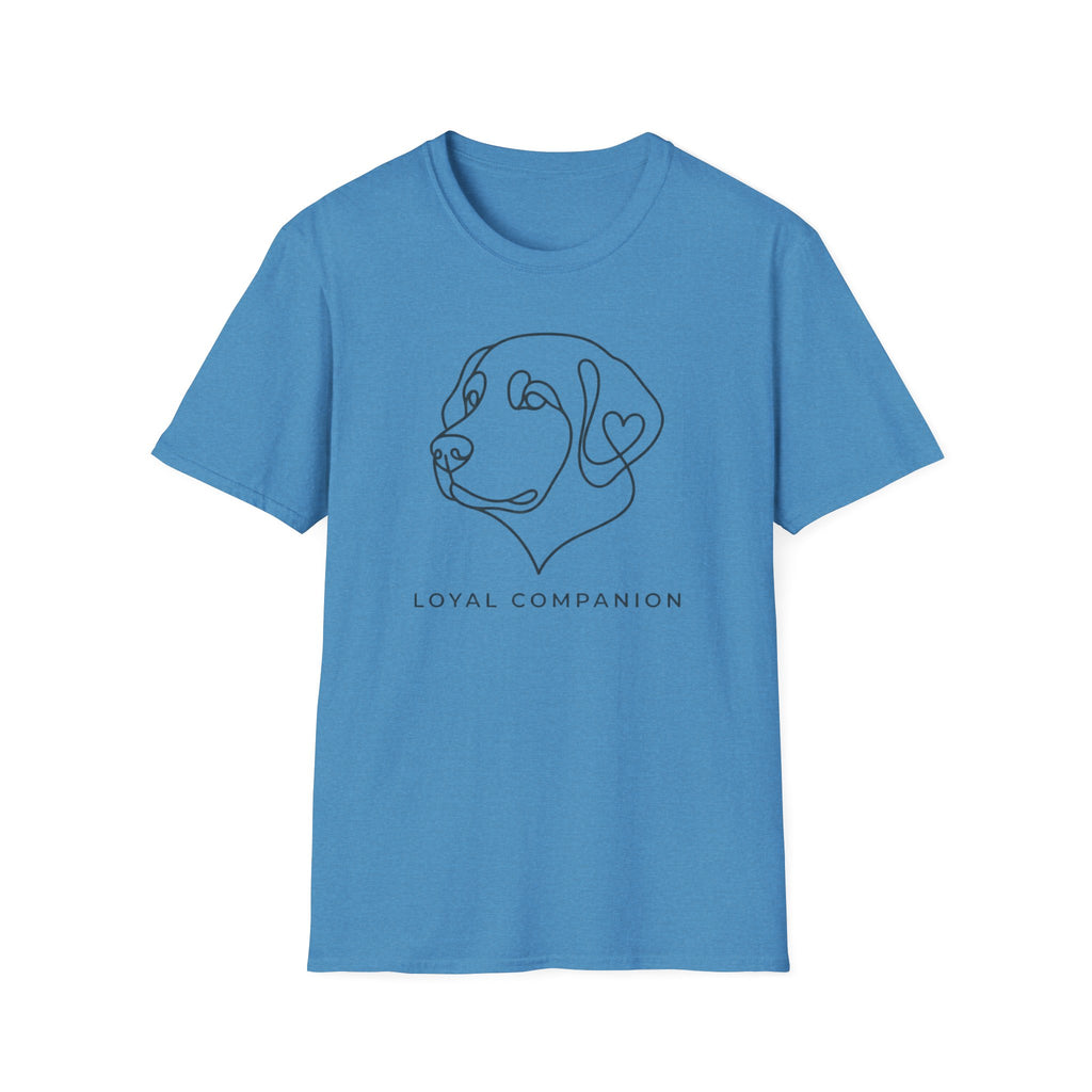 Labrador Line Art T-Shirt — "Loyal Companion"